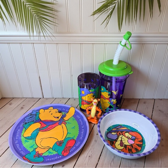 Disney Other - Vintage Style Disney Winnie the Pooh Camping Set – Zak Designs – 90s/Early 2000s